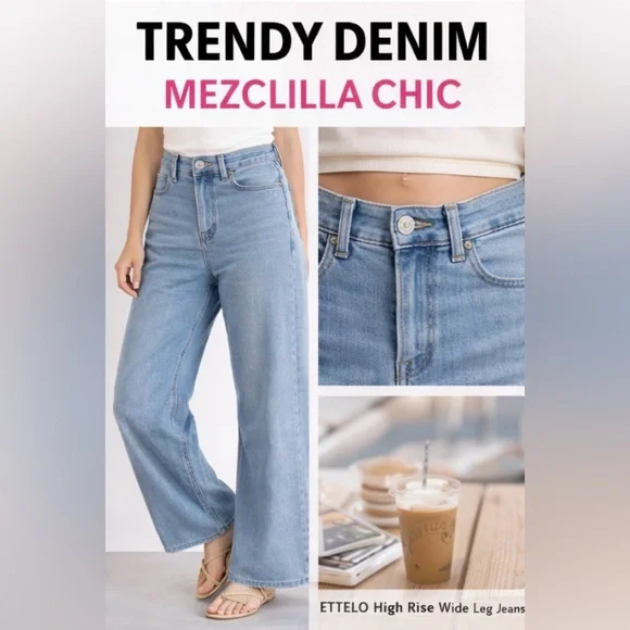 High Rise Wide Leg Denim | Mezclilla Chic - Picture 13 of 14